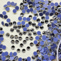 OPL Premium Crystal Hotfix Nail Strass En Vrac En Gros Verre Fer-Sur Strass En Vrac Pour Les Applications De Transfert De Chaleur