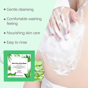 Jabón Sólido Artesanal de Aloe Vera, Orgánico y <span class=keywords><strong>Natural</strong></span>, para Baño, Cuerpo y Rostro, <span class=keywords><strong>Aclarante</strong></span>, Anti-Acné, con Etiqueta Personalizada OEM/ODM - Product Image 6