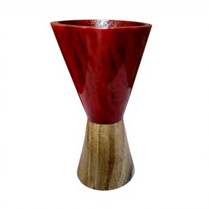 Celestial Oud Exquisite Resin and Acacia Wood Bukhoor Burner Handmade Artistic Incense Holder for <b>Home</b> Ambience Eid Celebrations - Product Image 1
