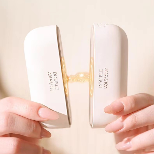 2025 Hot Sale Electric Mini 2 in 1 Reusable Usb Separation Rechargeable Magnetic Hand Warmer Fast Charging
