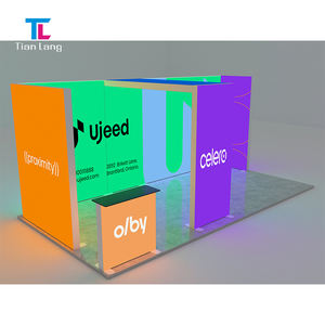 Cabina de configuración rápida Caja de luz LED de tela impresa personalizada portátil Equipo de Evento de Feria Comercial retroiluminado Cabina de caja de luz de exhibición - Product Image 5