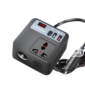 Cube QC3.0 onduleur <span class=keywords><strong>de</strong></span> voiture 12V à 220V chargeur <span class=keywords><strong>de</strong></span> téléphone à charge rapide 24V alimentation Standard nationale <span class=keywords><strong>composant</strong></span> électronique - Product Image 2