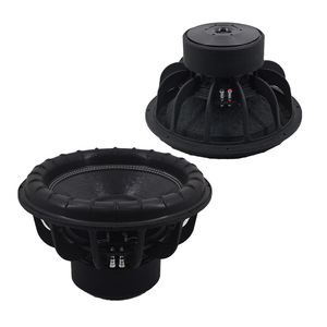 HYYX Haut-parleur de subwoofer de voiture 15 pouces à double aimant et cône en papier pour un son de basses amélioré - Product Image 4