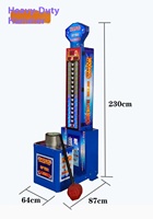Jeu à pièces parc d'attractions de rue Marteau électronique Machine de boxe Arcade Boxe Punch Machine Prix à vendre