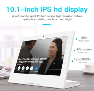 Hot WiFi 10.1 Inch NFC Restaurant Bank Desktop Android <strong>Tablet</strong> Self Service Advertising Media Player for Payment Ordering Calling - Product Image 2