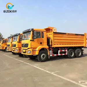 사용 된 섀먼 6x4 350HP 19 20CBM 대형 트럭 수퍼 트럭 섀먼 H6000 덤프 트럭