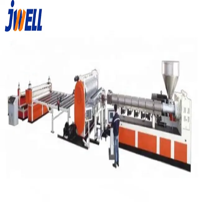 JWELL- PP HDPE geogrid geocell Extrusion production Machine Line