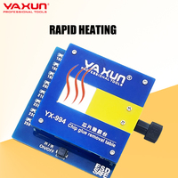 YAXUN YX-994 Mini Universal, Platform pemanas CPU suhu dapat disesuaikan untuk Chip CPU penghilang lem Solder