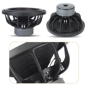 10 12 15 Inch Subwoofer Car Audio Cast Aluminum Basket Dual Voice Coil Triple Magnets Cars Bass Sub Woofer