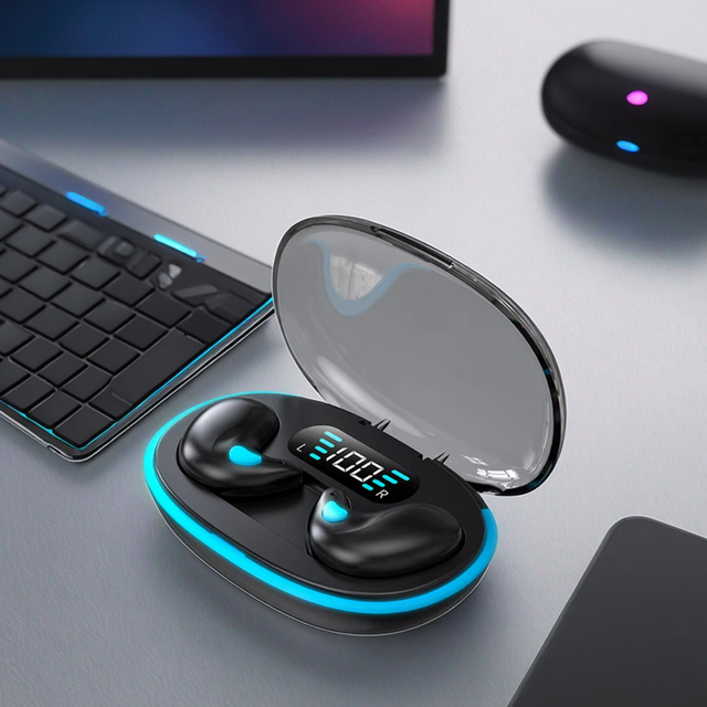 X55 TWS Sport Earbuds Low Latency In-Ear Sleep Wireless Headphones Mini Invisible Non-Noise Cancelling for Active Lifestyle