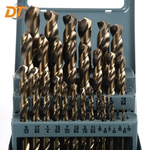 סט מקדחי מתכת אימפריאליים באורך מלא, 29 חלקים, HSS ו-HSS קובלט, עם קופסת ברזל - Product Image 3