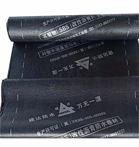 Film PE SBS modifié feuille de Membrane imperméable bitumineuse meilleur matériau couvrir le toit qui fuit - Product Image 1