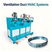 Machine de fabrication de cerceaux de haute vitesse pour systèmes de ventilation et de climatisation (HVAC)