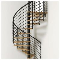 Escalier en colimaçon commercial Prima : Fabrication exquise, minimaliste, best-seller