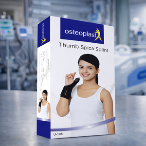 Attelle de pouce Osteoplast Spica, support de poignet et de pouce pour le soulagement de la douleur, la récupération des blessures et la stabilisation - Product Image 1