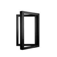 Ventanas Corredizas Modernas de Aluminio con Vidrio Esmerilado para Privacidad, Acabado Opaco para Cocina, Baño y Aseos