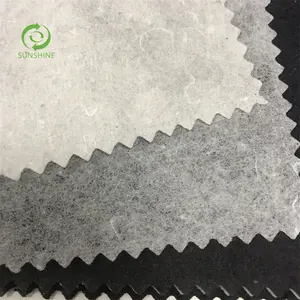 ผ้าโพลีเอสเตอร์สำหรับรีไซเคิลผ้าใยสังเคราะห์100% พันธะเคมีกระดาษสำหรับเย็บปักถักร้อย
