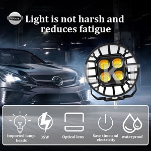 La nuova luce principale più luminosa luce da lavoro 12v-80v all'ingrosso ha condotto la luce di inondazione del punto dell'automobile per i camion dei veicoli fuoristrada ha condotto il lavoro leggero - Product Image 5