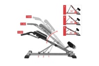 ZYFIT: Accueil chaise romaine chèvre civière pliante réglable multifonctionnel haltère tabouret jambe dos muscle équipement de fitness