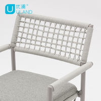 Uland – ensemble de table et chaises de jardin en rotin imperméable, livraison en usine