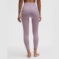 Pantalones de Yoga Capri de Cintura Alta para Mujer, Leggings de Entrenamiento Elásticos y Suaves como la Mantequilla de 25 Pulgadas para Gimnasio y Playa