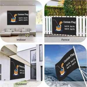 Banderas Publicitarias Nacionales de Poliéster de 3x5 pies con Diseño Personalizado 2024, Ventaja Competitiva, Buen Precio, Banderas Promocionales Personalizadas - Product Image 6
