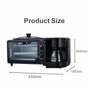 Station de Petit-Déjeuner 3-en-1 Micro-Ondes et <span class=keywords><strong>Four</strong></span> avec Cafetière et Appareil de Cuisson, Vente Populaire - Product Image 5