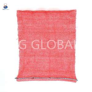 Vente en gros personnalisé 15kg & 25kg Raschel Mesh Sacs à cordon PE & PP & HDPE Sacs industriels pour pommes de terre <span class=keywords><strong>Oignons</strong></span> Type d'emballage tubulaire - Product Image 2