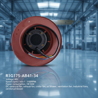 Ventilateur centrifuge Ebm R1G175-AB41-34 DC 48V 34W 3100RPM 565m/h en plastique certifié EN 60950-1 avec garantie d'un an pour centre de données
