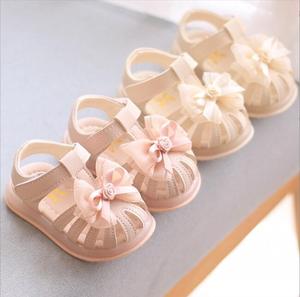 Femme trésor princesse dessin animé sandales nouveau-né bébé arc mocassins femme bébé <span class=keywords><strong>enfant</strong></span> en bas âge chaussures enfants sandales - Product Image 5