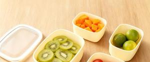 Rectangular <b>Plastic</b> Food Storage <b>Containers</b> Fridge Organizer Bins with Lids for Fruits Vegetables Kitchen Preservation - Product Image 6