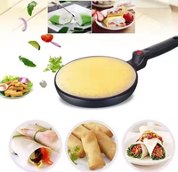 Machine à crêpes robuste fabricant de crêpes moelleuses minces automatiques industrielles équipement de cuisson commercial en acier inoxydable antiadhésif