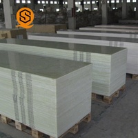 Prix d'usine de couleur de marbre 3660x760x12mm dalles acryliques modifiées de surface solide de pierre artificielle pour le dessus de vanité de la Thaïlande