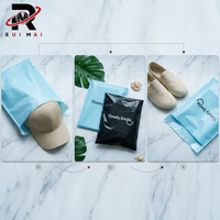 Pochette d'expédition personnalisée noire mate en polyéthylène pour vêtements