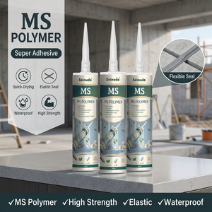Sellador de Polímero MS Superadhesivo de Secado Rápido, Alta Resistencia, Curado Rápido, Elástico e Impermeable para Construcción - Product Image 1