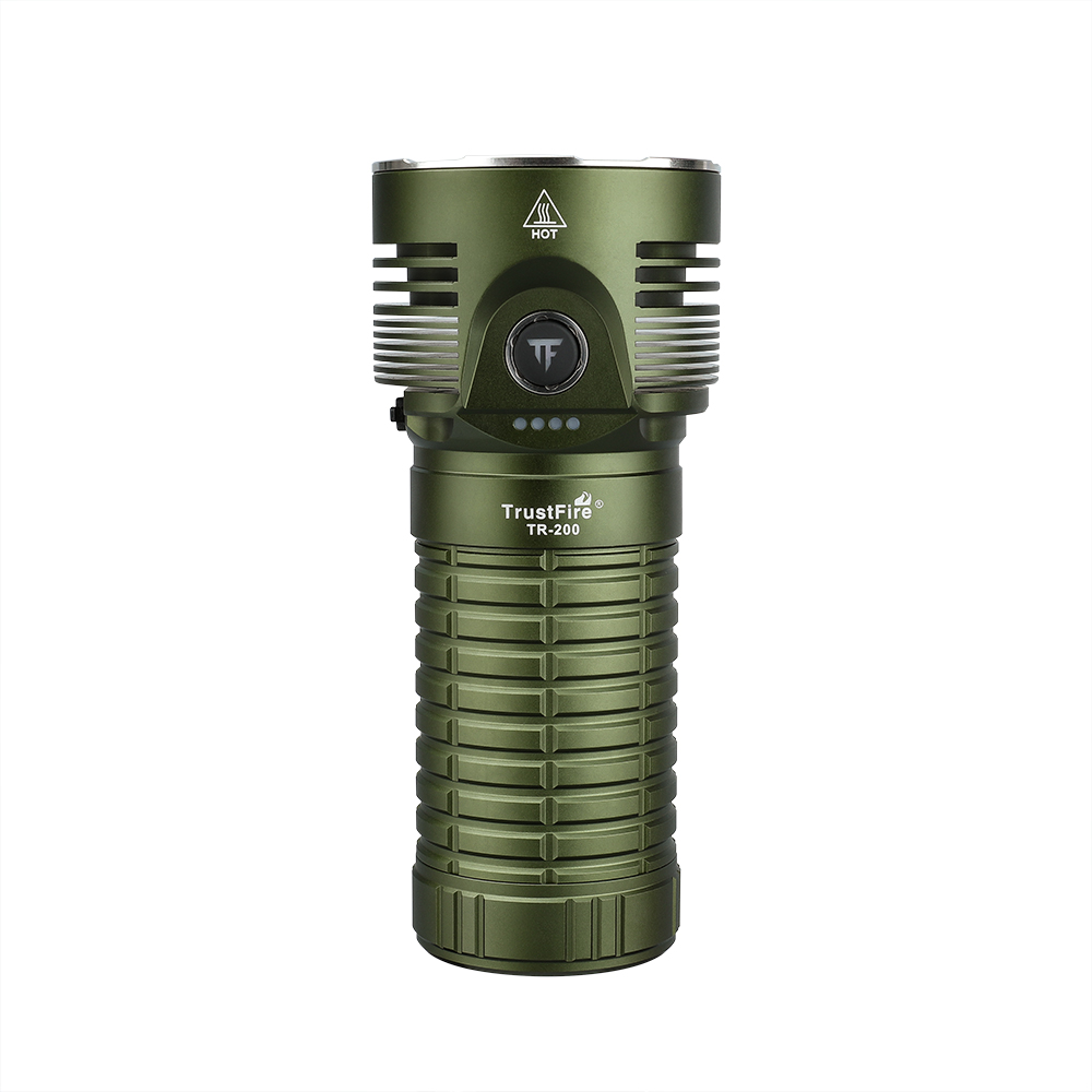 TrustFire TR-200 20000 Lumens Rechargeable Handheld Tactical Flashlight -  800m Beam Distance, Emergency Lighting Solution