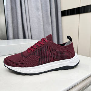 โรงงานรองเท้าสเก็ตบอร์ดฤดูร้อนระดับไฮเอนด์ ขายส่ง รุ่นยุโรปใหม่ ระบายอากาศได้ดี รองเท้ากีฬากลางแจ้งลำลองสำหรับผู้ชายแบบถัก - Product Image 4