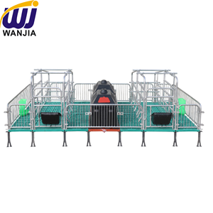 Wanjia Nhà Máy Gieo <span class=keywords><strong>farrowing</strong></span> Giường Lợn Bút Gieo <span class=keywords><strong>farrowing</strong></span> Crate Mạ Kẽm Thép Mang Thai Cratewith Với Đúc Sắt Sàn Lợn Lồng - Product Image 3