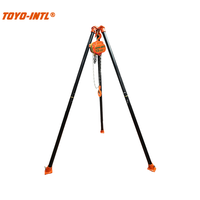 Toyo-intl Support de palan à trépied de levage de 2 tonnes Palan manuel Palan électrique