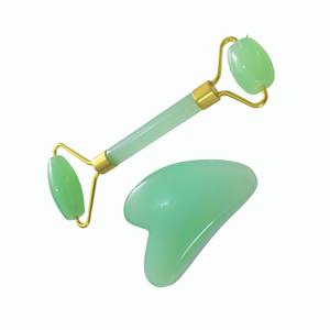Rouleau de massage facial en résine colorée de haute qualité, anti-âge, ensemble de rouleaux de jade Gua Sha pour SPA facial - Product Image 2