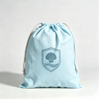 Sac à cordon personnalisé avec logo vague océanique, anti-poussière et réutilisable, idéal pour les événements sportifs, la promotion scolaire et les cadeaux.