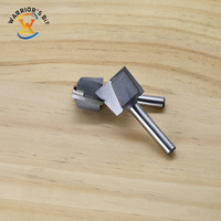 Warrior's Bit 1/4 inci High Speed Steel 2-Flute Alat Pemotong Kayu untuk Mesin Grooving dan Milling CNC OEM/ODM
