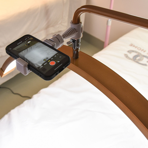 FOSOTO Almacén en el Extranjero Lámpara Dorada de Media Luna Luz de Anillo para Video y Pestañas para Salón de Belleza Facial Tatuajes Fotografía y Camas de Pestañas - Product Image 2