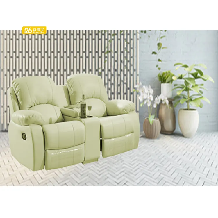 Divano in pelle stile vintage matrimonio loveseat trono loveseat home cinema loveseat 4 posti