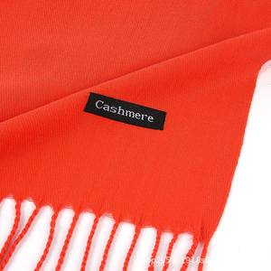 Nueva bufanda <span class=keywords><strong>de</strong></span> invierno <span class=keywords><strong>de</strong></span> sentido avanzado transfronterizo, chal grueso con borlas <span class=keywords><strong>de</strong></span> Cachemira en colores sólidos para adultos - Product Image 5