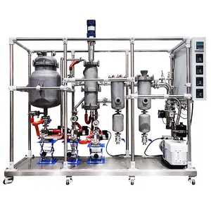 Extractores de aceites esenciales Máquina de destilación molecular de recorrido corto