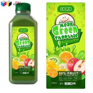 Personalized Eco-friendly Materials Custom Adhesive Paper Pure Water <strong>Fruit</strong> logo Label Sticker <strong>Roll</strong> - Product Image 4