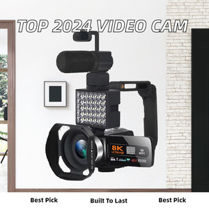 <span class=keywords><strong>Meilleur</strong></span> cadeau 2024 Caméscope <span class=keywords><strong>YouTube</strong></span> 8K Ultra HDR Caméra 48MP Capteur CMOS SD Caméra pas chère Streaming Écran tactile Caméra vidéo numérique - Product Image 2