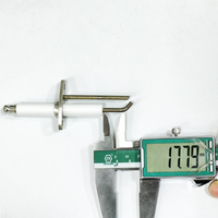 Electrodo de Sensor de Llama de Encendido Cerámico de Alúmina al 95% Borino Al2o3, Sensible y de Larga Duración para Quemadores de Gas, Calderas/Hornos/Fundidores de Gas