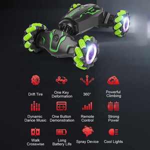 4WD Control remoto coche reloj gesto Sensor coche doble cara 360 grados giratorio Tumbling RC Stunt Car - Product Image 2
